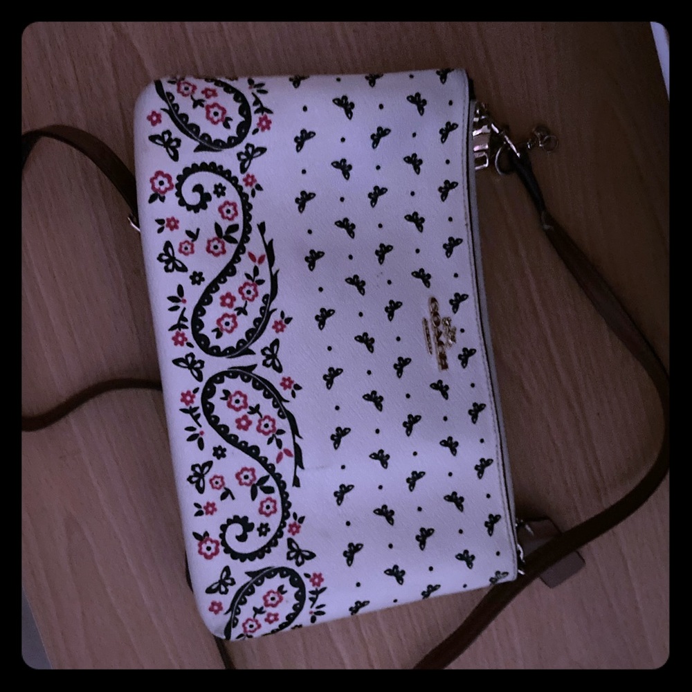 Coach butterfly cross body purse